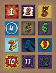 Comic Book Numbers | Client: SCBWI