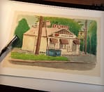 Signed print of my sketchbook drawing of Spudnuts Donut and Coffee Shop, Charlottesville, Virginia.