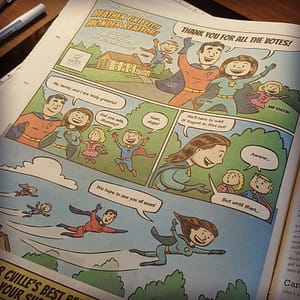 The Adventures of Heather Griffith, Wonder Realtor pt 5 by illustrator Scott DuBar