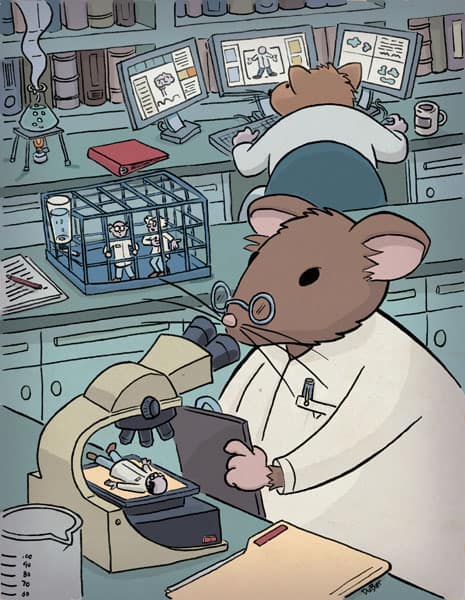 Caged by illustrator Scott DuBar