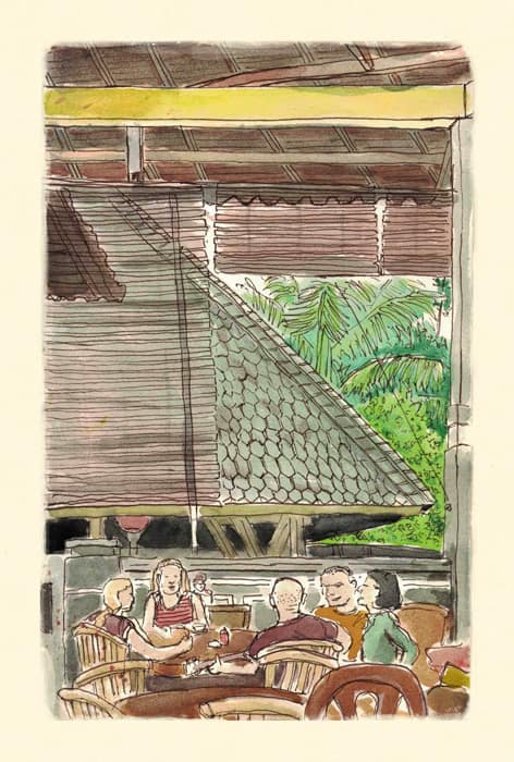 Scott-DuBar-Bali-restaurant-sketch