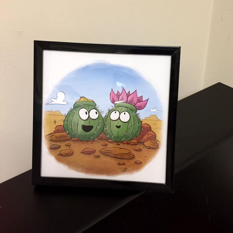 cute cactus desert bloom