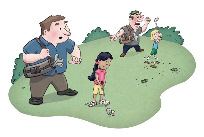 Life Lesson Golf Illustration | Client: Integrity Golf