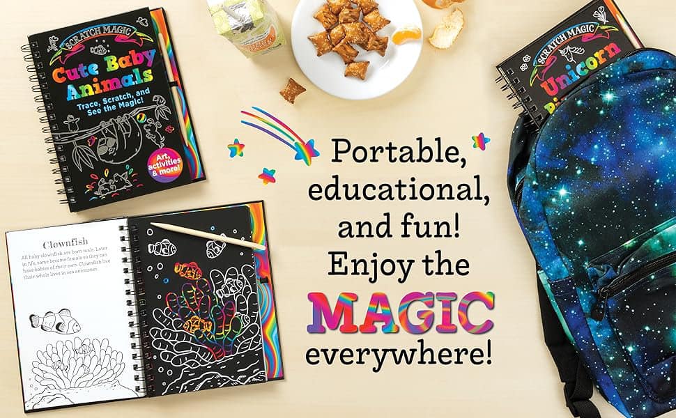 Scratch Magic: Cute Baby Animals