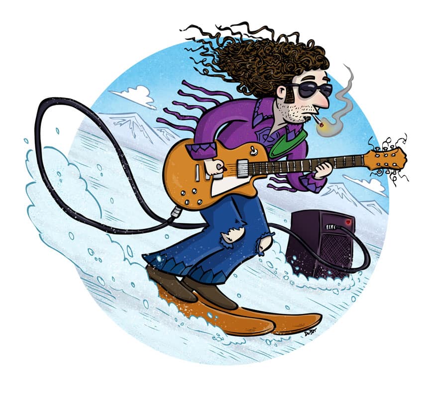 Mountain Music illustration by Scott DuBar